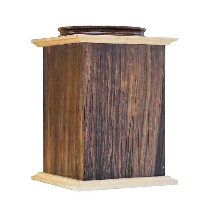 Handcrafted Rosewood Wooden Cremation Urn Wings of Life Design Memorial Urn for Ashes Decorative Fun