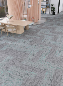 Kaili hiện đại trong nhà không thấm nước chống cháy có thể giặt thân thiện với môi bitum ủng hộ dễ dàng Peel Stick gạch Thảm nơi làm việc thương mại - Product Image 3