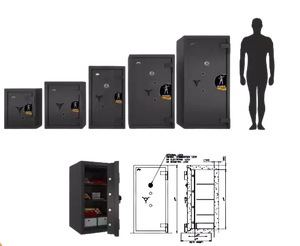 Godrej Defender Chính Két Heavy Duty Class BB-26 (Trtl15 * 6) Cho Đồ Trang Sức & Tài Liệu Lưu Trữ Kim Loại Nặng Két - Product Image 3