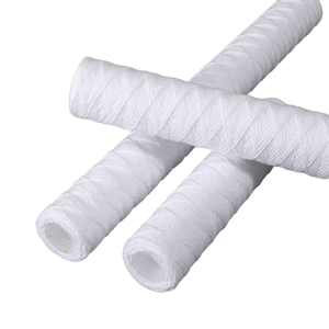 Cartucho de filtro de cuerda enrollada de PP de alto flujo de 20 pulgadas para maquinaria de tratamiento de agua de eliminación de sedimentos de prefiltración RO - Product Image 1