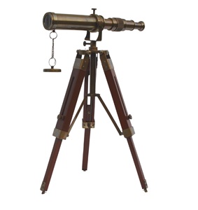 Phong cách cổ điển Hải lý kính thiên văn tầng đứng Antique Brass griffith thiên văn Kính thiên văn với chân đứng. - Product Image 2