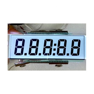 Hersteller kunden spezifisch 4-stellige 7-Segmente Monochrom 4-stelliges Segment LCD-LED-Hintergrund beleuchtung Pin-Anschluss LCD-Display - Product Image 3