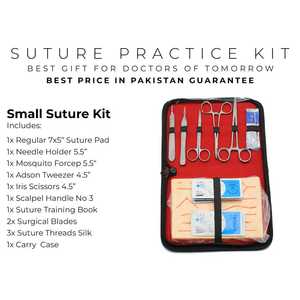 Basic Surgical Instruments Suture <strong>Kit</strong> Manual Power Source for Medical Student Training Surgical <strong>Kit</strong> - Product Image 2