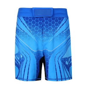 Alta Qualidade Personalizado Sports Veste <span class=keywords><strong>Elastic</strong></span> Draw Strings Confortável Sublimated MMA Shorts para Boxe Outras Artes Marciais