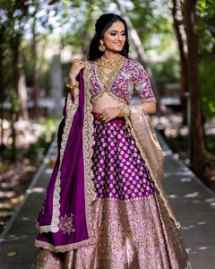 印度婚纱/独家婚纱Lehenga Choli新娘/时尚新娘<span class=keywords><strong>Lengha</strong></span>最新设计批发商Surat