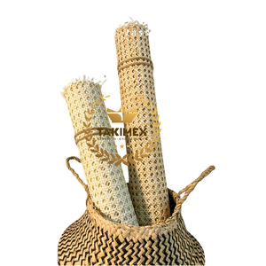 Rattan Cane Webbing Roll 18 Inch X 5 Feet <strong>Hexagon</strong> <strong>Weave</strong> 1/2 Inch Pre-Woven Cane Mesh <strong>Net</strong> Open <strong>Weave</strong> Wicker - Product Image 1