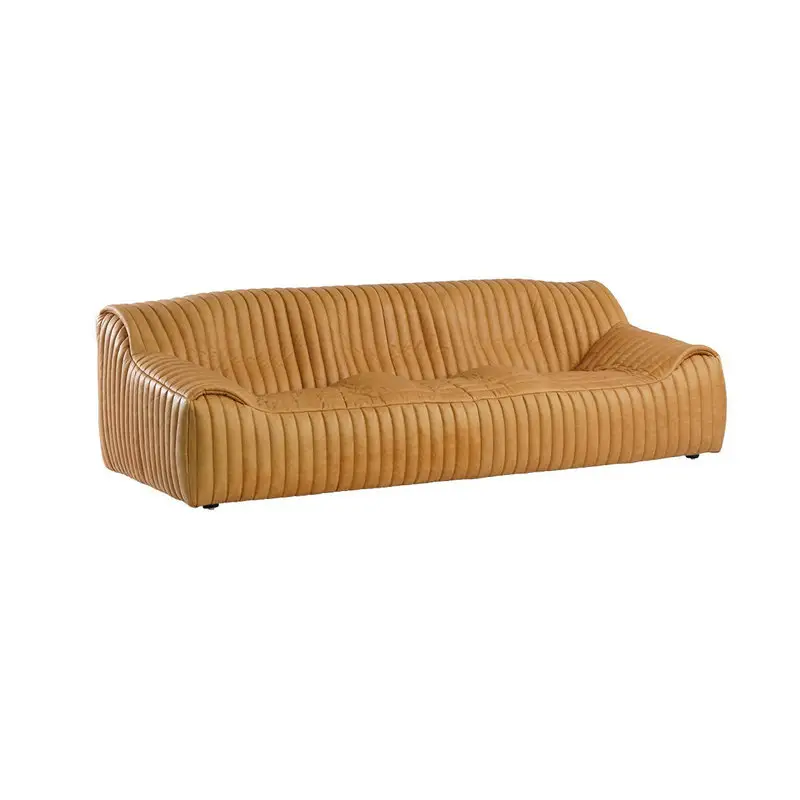 İtalyan Modern lüks modüler kanepe 3 koltuk tabaklanmış deri Cinna Sandra kanepe 2 koltuk kesit oturma odası kanepeleri