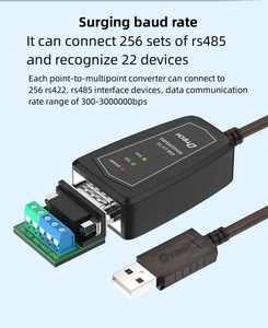 Dtech 0.5M 1.5M seri dönüştürücü kablosu adaptörü USB 2.0 RS422 RS485 USB seri kablo - Product Image 6