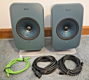 全新原装<span class=keywords><strong>KEF</strong></span> LSX II供电扬声器，带无线网络