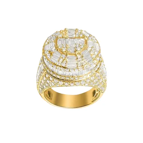 Buy 10 Carat Gold Made Graceful And Elegant Diamond Ring For Men Fashion Uses Manufacture in India Wholesale Prices