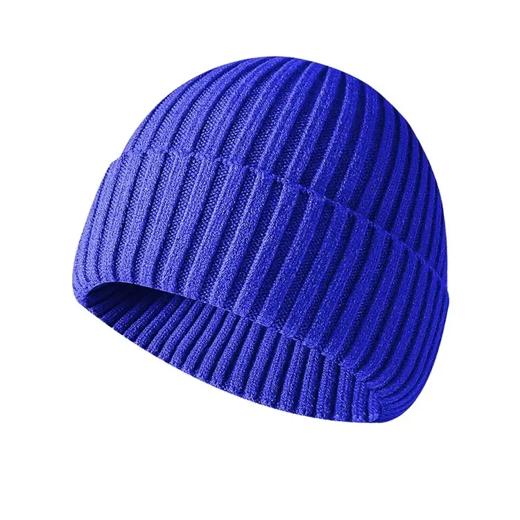 Chapeaux d'hiver Bonnets Casquettes Logo Brodé Personnalisé Femmes Skully Bonnets