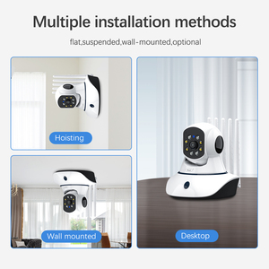 Neye-cámara de seguridad 4K/8MP HD, 2,4G/5G, WiFi, IP, PTZ, para el hogar, 360 grados, 4 antenas