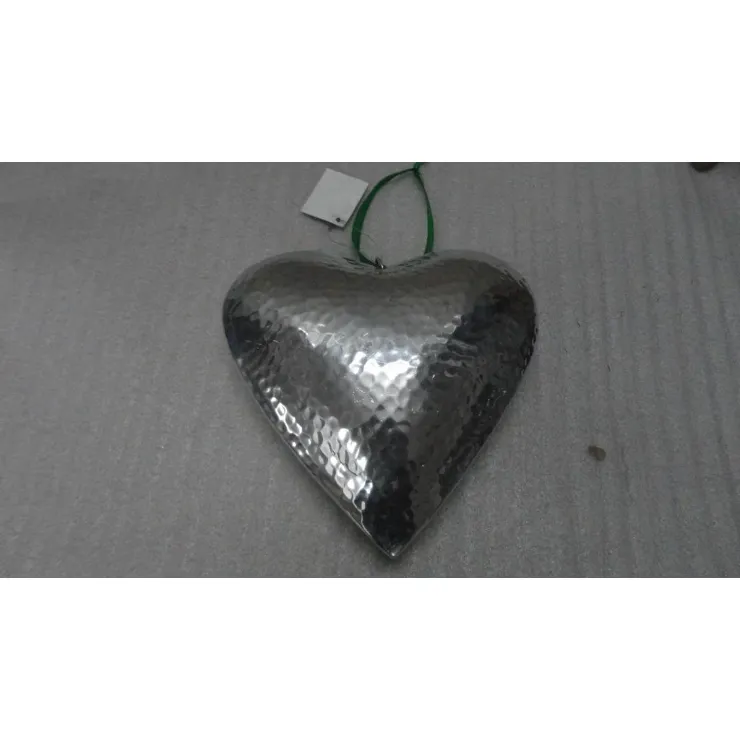 Corazón colgante para decoración del hogar, artesanía, calidad Premium, corazón de pared de aluminio