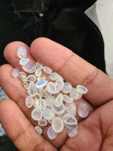 天然ホワイトレインボームーンストーンビハール鉱山ミックス形状カボション宝石インドから最も売れている石 - Product Image 3