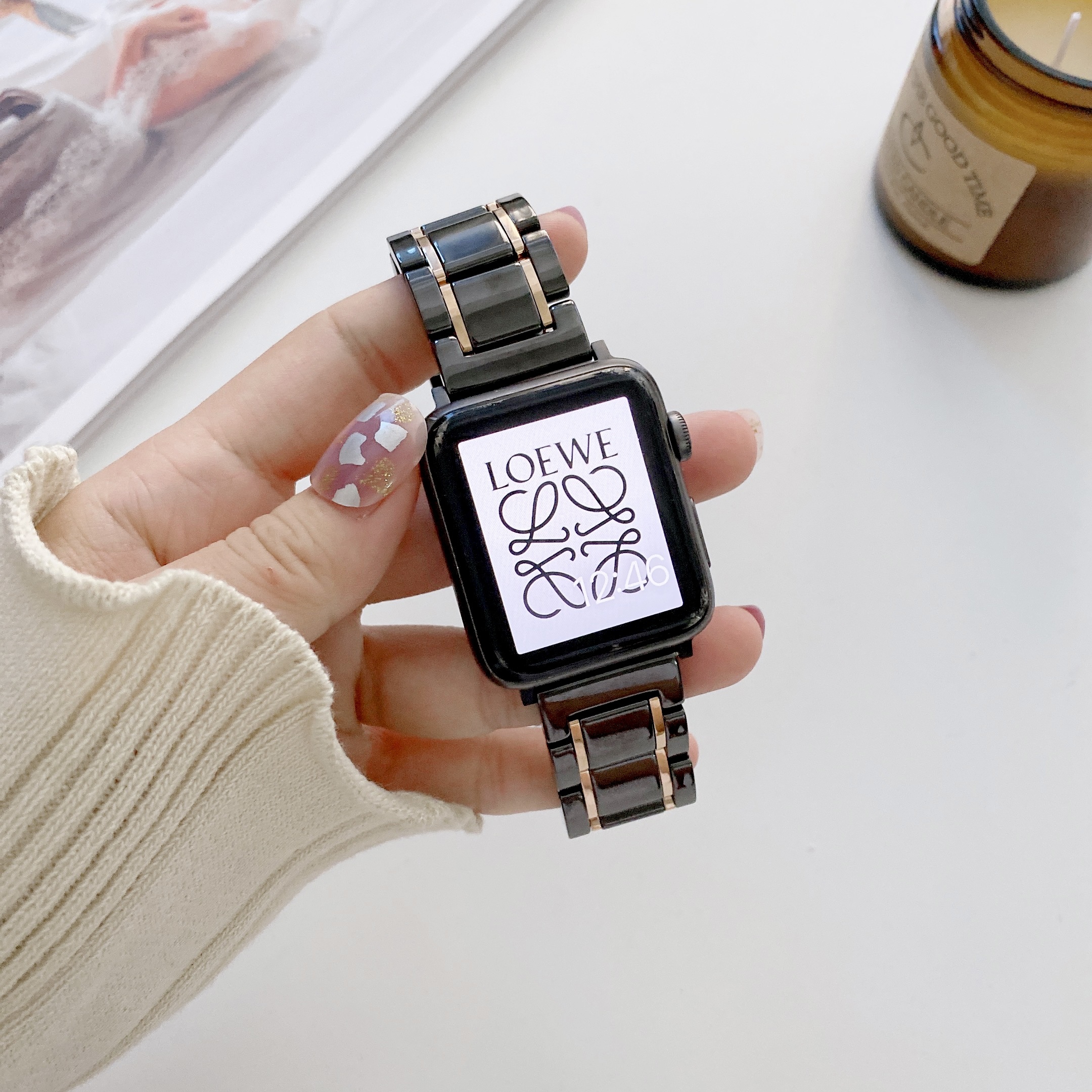 Black+rose gold