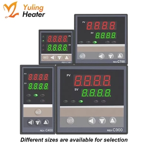 Bộ điều chỉnh nhiệt độ REX-C100 PID Bộ điều khiển nhiệt độ cặp nhiệt điện + 40da Bộ cảm biến nhiệt độ Rơle trạng thái rắn - Product Image 4