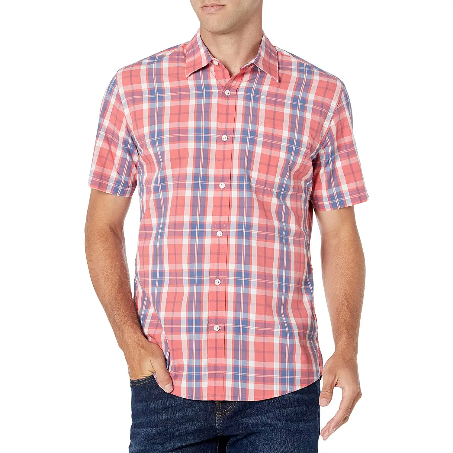 Camiseta de manga corta para hombre, camisa holgada informal lisa con bordado, novedad de verano 2023