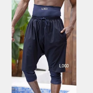 OEM Custom Hochwertige Herren Halal Bade bekleidung Beach Shorts Blumen gemusterte muslimische Badehose