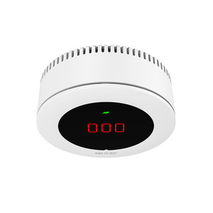 Thông minh ZigBee co Detector với LCD hiển thị thời gian thực giám sát 3V Pin điện âm thanh hình ảnh báo động - Product Image 3