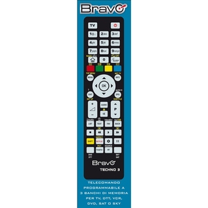 Bravo Techno 3 Programmier bare Fernbedienung 3 Speicher bänke Schwarz Modell 92602666 - Product Image 2