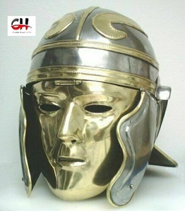18GA Medieval Roman <strong>Imperial</strong> Helmet Greek Roman Gallic/Centurion HTT96 . - Product Image 2