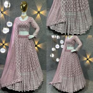 Lehenga choli อินเดียบอลลีวูดงานแต่งงานปาร์ตี้ปากีสถานสวมใส่สำเร็จรูป - Product Image 2
