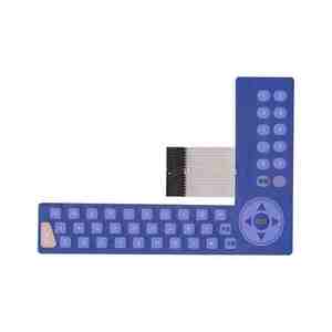 Teclado de interruptor de silicona resistente al agua de alta calidad, Panel de superposición gráfica de alto Control, botón de teclado de membrana - Product Image 3