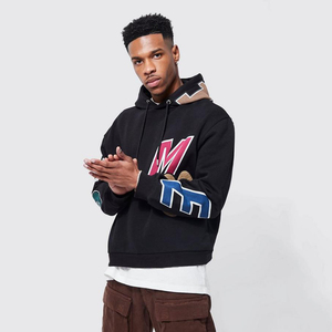2025 Custom Logo OEM 3D Embroidery Print Heavy Weight High Quality Boxy Fit Cotton Cropped Hoodie - Product Image 1