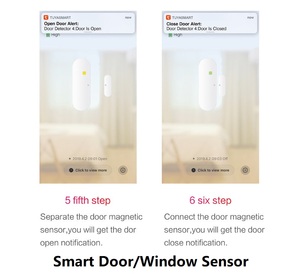 Battery-Powered Smart WiFi Door and Window Sensor Safety App Remote <strong>Wireless</strong> Control for Garage Door Security Anti-Theft <strong>System</strong> - Product Image 6