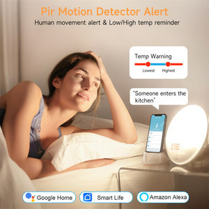 Detector de movimiento de alarma inteligente con función de compartir en familia y sensor de movimiento de vibración inalámbrico para uso personal - Product Image 2