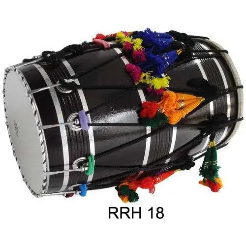 Wooden Melodies Artisanal Dholak Creations Black Color Wooden Serenades Revered Dholak Drum Selection Wholesale Factory Price