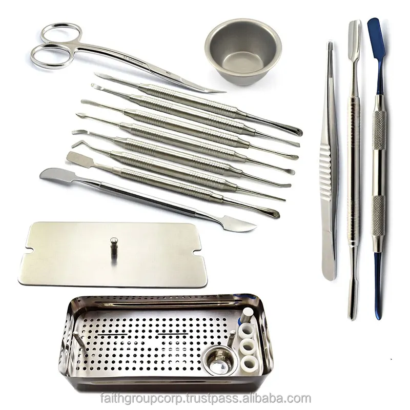 أدوات طب الأسنان الصفيحات الغنية بالفيبرين مصاعد بيروسستيل صندوق PRF عدة أدوات زرع