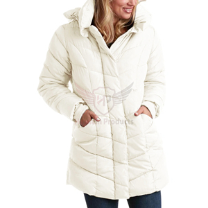 En kaliteli kadın Parka büyük kürk yaka kapşonlu kalın sıcak uzun Pakistan çıkarılabilir mont nefes kadın Parkas - Product Image 1