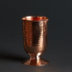 Zarif jant ve el cilalı finish ile geleneksel bakır su bardağı dualar veya meditasyon sırasında kullanım için mükemmel - Product Image 2