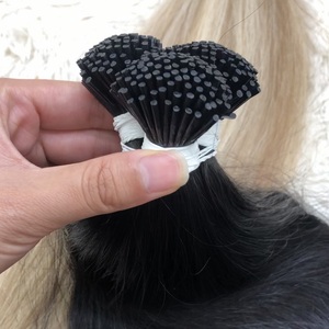 Vietnamese Virgin Hair Extensions Body <strong>Model</strong> I Tip Keratin Raw Material Natural Wave <strong>Bundle</strong> Style - Product Image 5