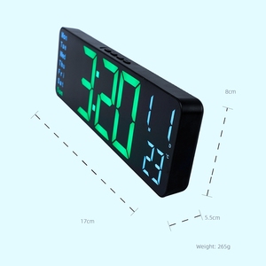 Vendita diretta della fabbrica orologio a Led montato a parete grande Display a Led orologio digitale ricaricabile - Product Image 5