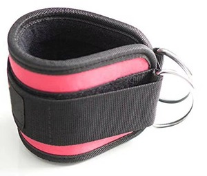 踝带可定制健身配件，带<span class=keywords><strong>Velcro</strong></span>闭合OEM加厚男女健身房踝带