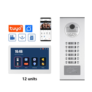 Sistema de timbre de intercomunicación de audio IP compatible con desbloqueo RFIC para apartamentos sistema de intercomunicación de construcción de timbre de video de seguridad