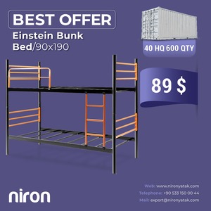 Niron einsteinmetal <span class=keywords><strong>Bunkbed</strong></span> avrupa tasarım tek boyutu 90*190 cm için bölünebilir otel okul daire Villa ev ofis parkı
