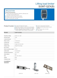 SUMT-QZX(B) dispositivo di rilevamento del peso parti del sensore allarme di sovraccarico, parti dell'elevatore del dispositivo di misurazione del carico - Product Image 2