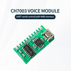 Modulo vocale CH7003M UART porta seriale controllo amplificatore di potenza esterno MP3 qualità del suono 4M modulo audio del programma di memoria