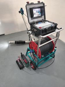 מצלמת ביקורת וידאו בורהול 300 מ 'עם מסך 12 אינץ' למטה עם מצלמה בצד למכירה כדי אפריקה/אסיה/אירופה