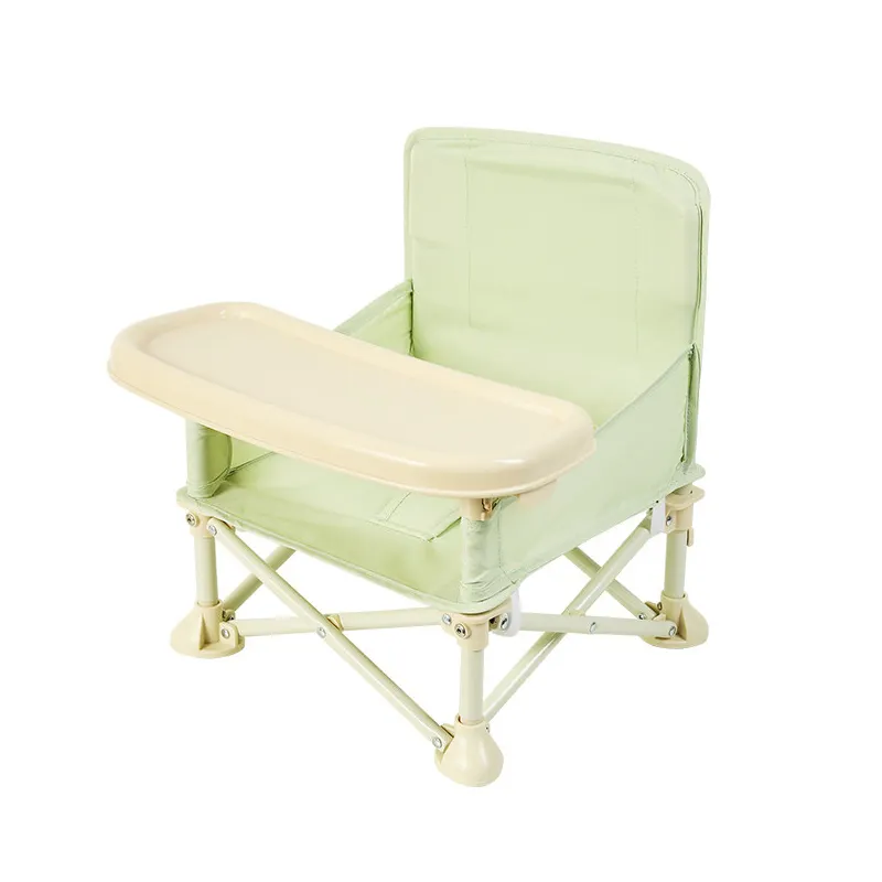 Chaise de salle à manger pliable pour bébé de haute qualité pour chaise d'alimentation portable intérieure et extérieure chaise de plage pliante pour bébé à siège bas