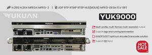 YUK9000 4K HEVC H.264 H.265 Mpeg-4 Mpeg-2 AVS + SDI Video Encoder Transcoder per DVB, IPTV e OTT TV - Product Image 3
