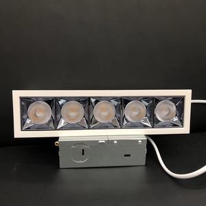 ETL High Render Fixed Recessed LED Linear Grille <strong>Light</strong> 2W 5W 10W 20W 24W 30W Recessed 3CCT 5CCT Tunable Colorful Reflectors - Product Image 1