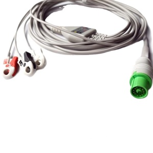 Fukuda Denshi Dynascope uyumlu 3 kurşun/5 kurşun ekg hasta CableClip/Snap tıbbi sarf malzemeleri için DS-7000DS-7100DS-7200DS-7300 - Product Image 1
