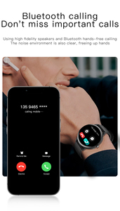 Maxtop ساعة ذكية تعمل باللمس الكامل ساعة ذكية للياقة البدنية مقاومة للماء معدل ضربات القلب الساعات الذكية - Product Image 3