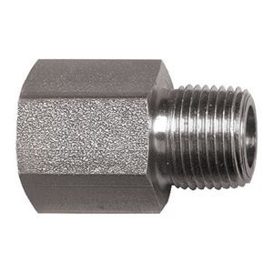 批发最优惠价格1/2NPT 1/4NPT 1/8 NPT公碳钢异径管适配器至母管件 - Product Image 3