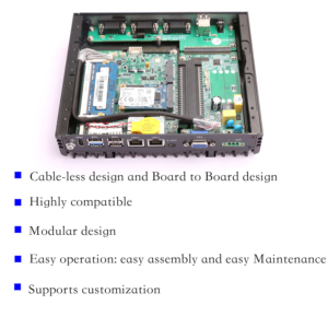Personalizar dimensiones Panel de control industrial sin ventilador integrado PC GPIO Monitor táctil industrial Computadora con pantalla VGA - Product Image 3