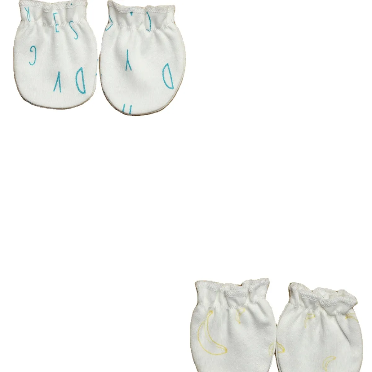 Conjunto de 3 pares de guantes y botines para bebé, conjunto de mitones y zapatos para recién nacidos